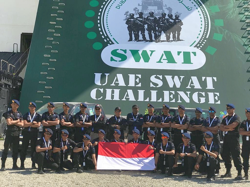 Indi Daya Group Bersama Brimob Polri Berpartisipasi dalam UAE SWAT Challenge